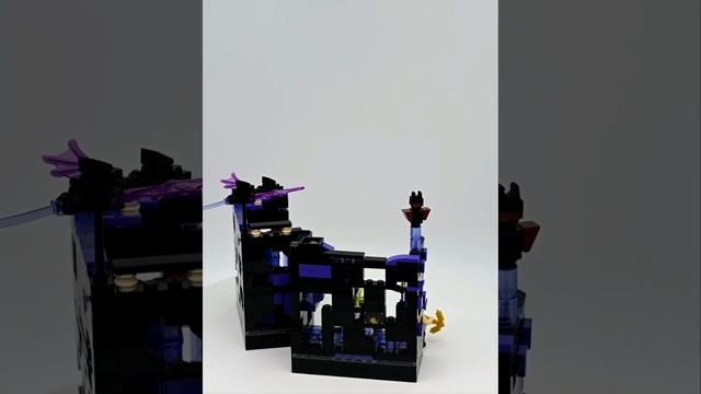 Конструктор Майнкрафт Minecraft Фиолетовая Крепость 511 Деталей смотреть онлайн