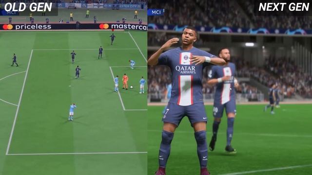 FIFA 23 Old Gen vs Next Gen Graphics Comparison смотреть онлайн