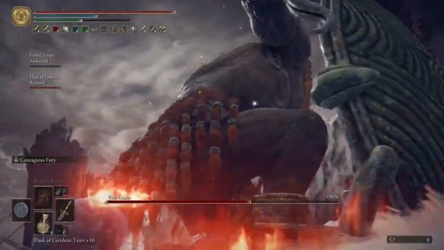 Fire Giant boss fight glitch - Elden Ring смотреть онлайн
