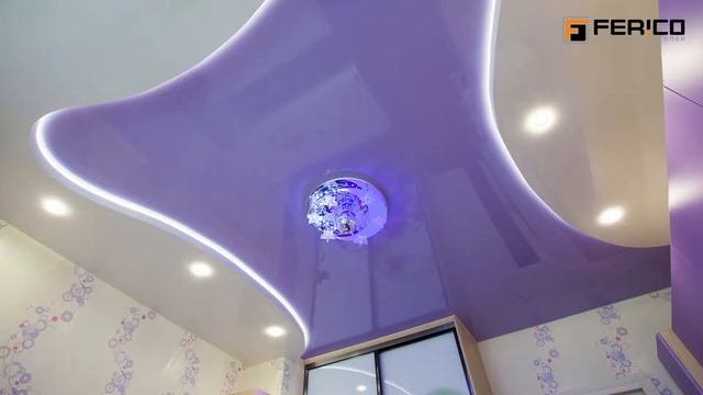 Натяжные потолки Ferico для детской смотреть онлайн