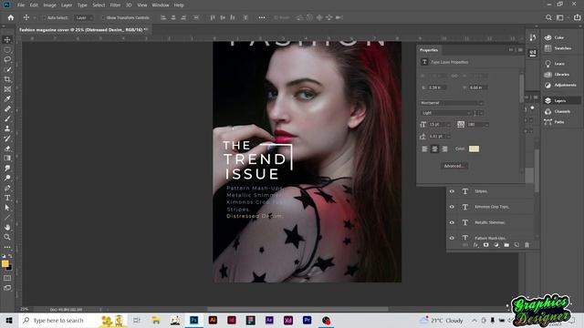 Magazine Cover Design in Photoshop| Photoshop Tutorial | смотреть онлайн