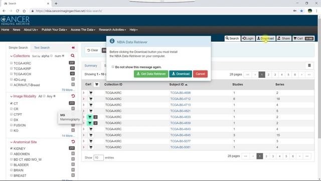 Downloading Data from the TCIA Data Portal Using the Data Retriever смотреть онлайн
