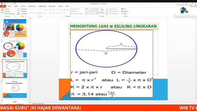 AYO BELAJAR LINGKARAN смотреть онлайн