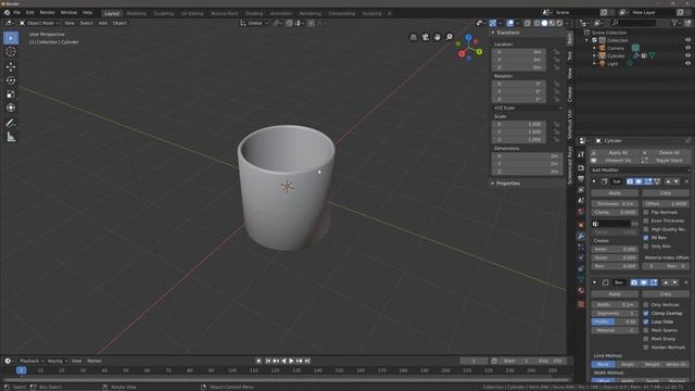 Combining Vertex Groups With The Bevel Modifier (Non-Destructive) - Blender 2.8 Tutorial смотреть онлайн