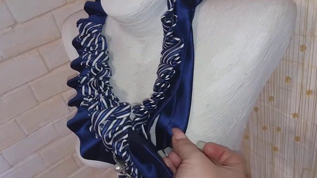 Украшение из галстука смотреть онлайн