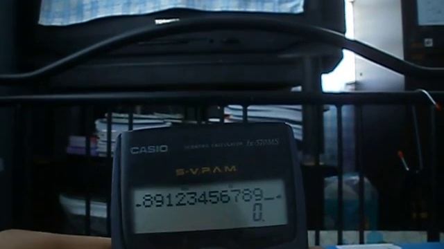 Alien Virus on Casio 570 calculator.AVI смотреть онлайн