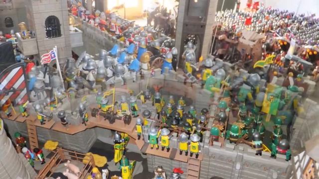 Playmobil Knights in Attack Part 1 Overview - Diorama - Playmobil Ritter im Angriff смотреть онлайн