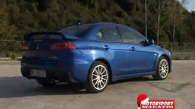 Mitsubishi Lancer Evo X - REVIEW TEST Motorsport Magazin смотреть онлайн