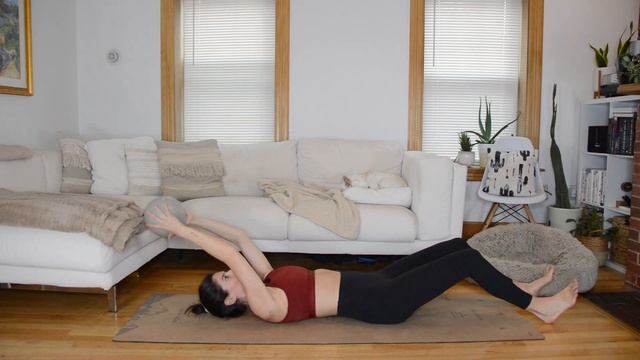 Pilates Workout With A Small Ball (38 Min Class) - Total Body Pilates Ball Flow