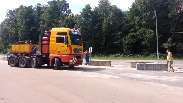 Транспортировка негабаритного груза Украина Беларусь 84 тонн смотреть онлайн