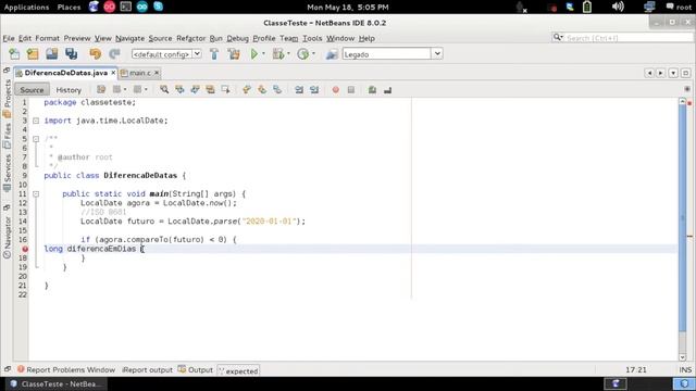 Java - Diferença entre datas com LocalDate do Java8 смотреть онлайн