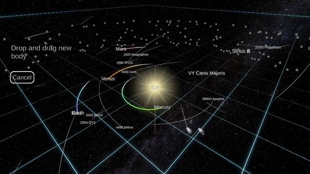 Solar System Simulator - app preview смотреть онлайн