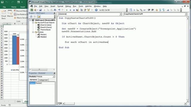 CopyPaste Charts To PowerPoint Excel VBA Macro смотреть онлайн