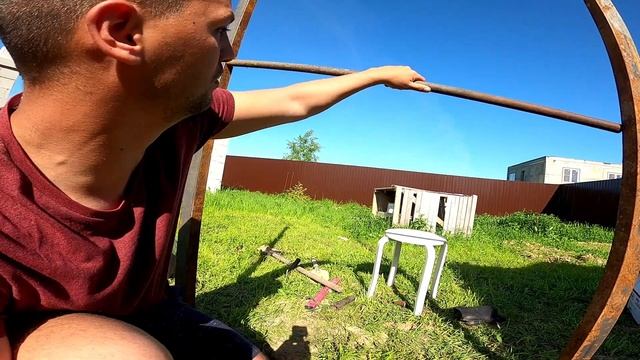 Как Сделать Турник на Даче СВОИМИ РУКАМИ! смотреть онлайн