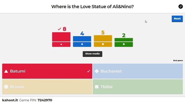 KAHOOT! ONLINE TOURNAMENT- 34/1 ABOUT MURATICA CHANNEL смотреть онлайн
