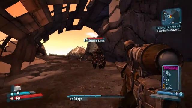 Borderlands 2 Defeat Spiderant Knight in Frostburn Canyon New смотреть онлайн