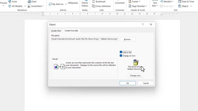 How to Insert an Audio File into a Microsoft Word Document смотреть онлайн