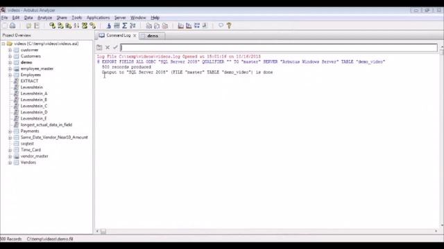 Arbutus Exporting Data Directly смотреть онлайн