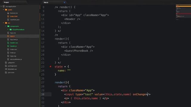 #10 React Js two way data binding смотреть онлайн