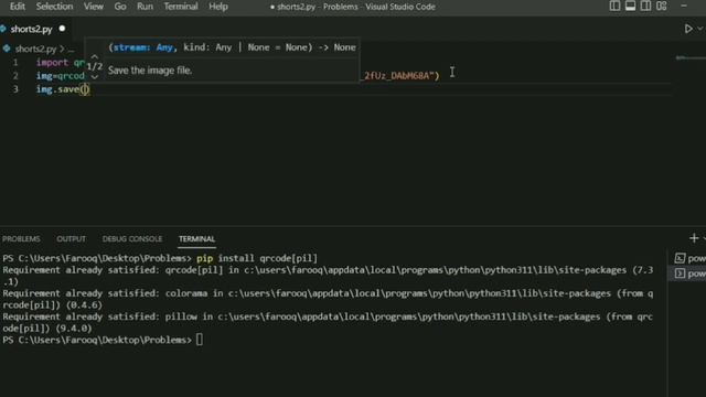 QR Code in 4 lines of python Code | Generate QR Code Using Python смотреть онлайн