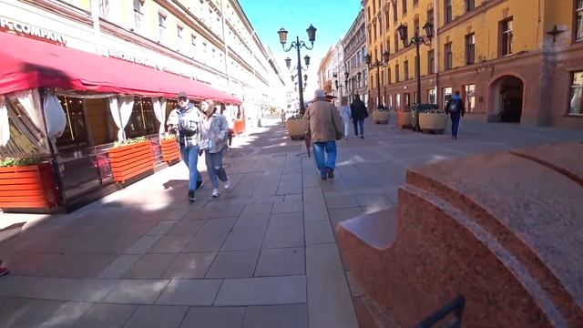 Санкт-Петербург №1. Невский Проспект. Прогулка от вокзала по главной улице города. Питер, начало! смотреть онлайн