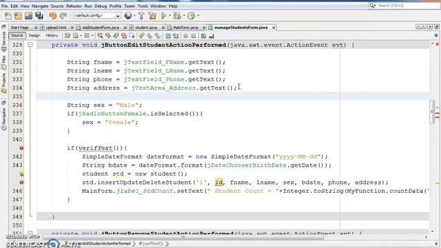 JAVA - Student Information System Project In Java Using NetBeans With Source Code | Part 17 смотреть онлайн