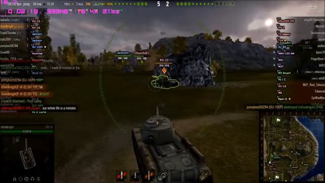 World of tanks [Kv-1s platoon + box tank] смотреть онлайн