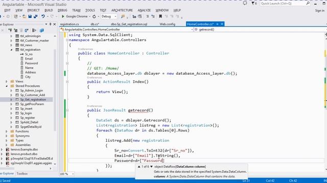 How to Get and Display Table Data from Database using AngularJs in Asp.net MVC смотреть онлайн