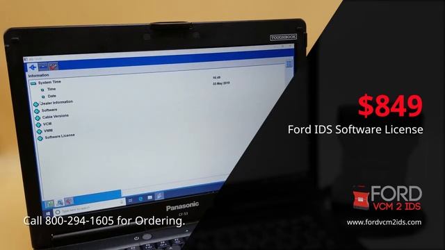 Ford VCM 2 IDS Software Dealer License смотреть онлайн