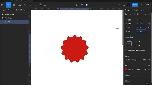 Figma Basics: Designing using the Star Shape | UX/UI | Figma Tip смотреть онлайн