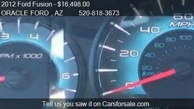2012 Ford Fusion SE - for sale in Oracle, AZ 85623 смотреть онлайн