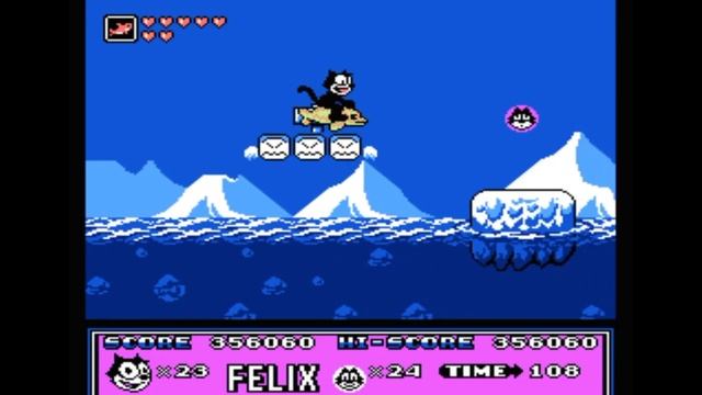 Dendy (Famicom,Nintendo,Nes) 8-bit Felix The Cat Round 6