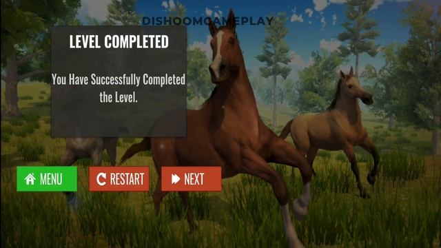 Wild Horse Family Simulator Horse Vs Cheetah, Crocodile, Bear, Boar, Hyena смотреть онлайн