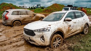 Хавал не смог? Застряли, перегрев привода. Внедорожный тест Haval F7