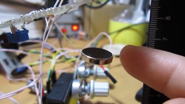 Проба работы левитатора (верхний подвес). смотреть онлайн
