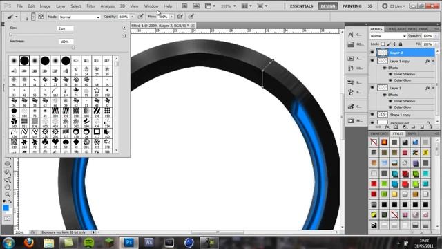 Photoshop Metal Circle/Logo Tutorial смотреть онлайн