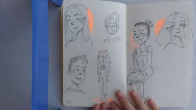 🌺SKETCHBOOK TOUR | finally finished my 15th sketchbook смотреть онлайн