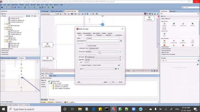 Oracle SOA Suite 12c FOR EACH activity in BPEL смотреть онлайн