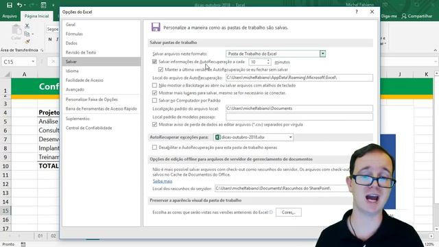Como configurar Opção de Auto Recuperação do excel, perdi meu arquivo? смотреть онлайн