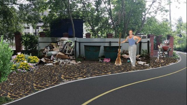 декоративная штукатурка из арт бетона. изготовление места для мусорных контейнеров, эскизы смотреть онлайн