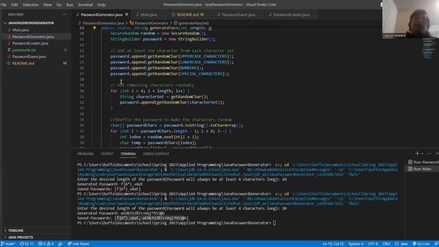 Java Random Password Generator смотреть онлайн
