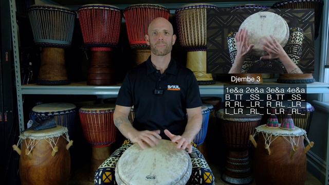 Full 4/4 Rhythm 'Gume' | Learn Djembe Online смотреть онлайн