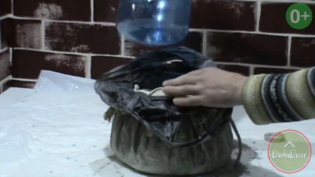 Кашпо для цветов своими руками. Мастер класс | Plant pots for flowers with their own hands смотреть онлайн