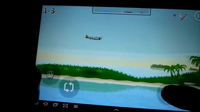 Бомардировщик. Игра Wings на Андроид. смотреть онлайн