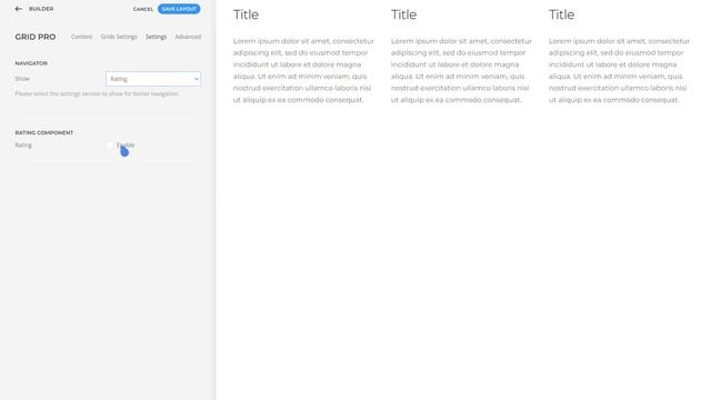 Grid Pro — Rating Component смотреть онлайн