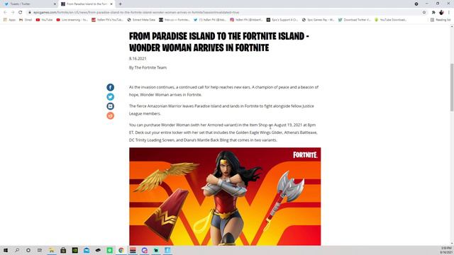 How to Get NEW WONDER WOMAN SKIN in Fortnite! смотреть онлайн