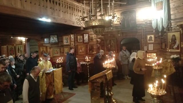 Неделя 26я по Пятидесятнице. Предпразднство Введения во храм Пресвятой Богородицы. Всенощное бдение смотреть онлайн