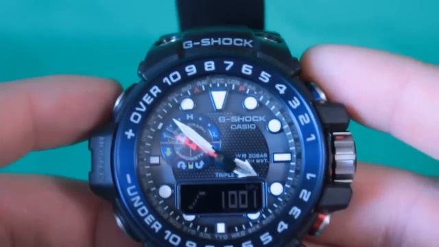 G-SHOCK GULFMASTER GWN-1000B-1B | Обзор и настройка (на русском) | Купить со скидкой