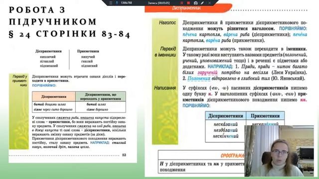 Урок української мови 7 клас Правопис Н та НН у дієприкметниках та прикмениках смотреть онлайн