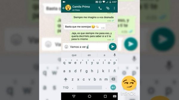 Broma a mi PRIMA por WhatsApp. Me termina pasando FOTO DESNUDA